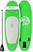 Ten Toes The Nano 8' Inflatable Stand Up Paddle Board Bundle-Green