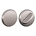 Schlage B81 626 Deadbolt with Standard Trim, Non-Keyed One Sided Deadbolt, Highest Residential Security, Satin Chrome
