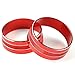Air Conditioner Conditioning Twist Switch Ring Trim for 2011-2016 Jeep Wrangler JK JKU Compass Patriot (Red)