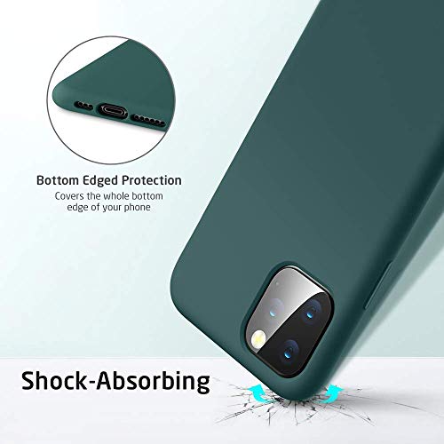 Loxxo® Case for iPhone 11, Case Cover with Liquid Silicone, Comfortable Grip, Screen & Camera Protection, Velvety-Soft L