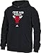 NBA Chicago Bulls Men's Full Primary Logo Fleece Hoodie, Medium, Black