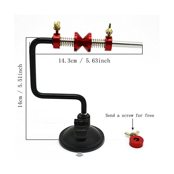 Blisswill-ILURE-Portable-Fishing-Line-Spooler-Silver-Reel-Winder-Spool-TackleOxidizing-alloy-send-a-screw