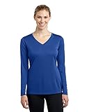 Sport-Tek Women's Long Sleeve V Neck PosiCharge Competitor Tee
