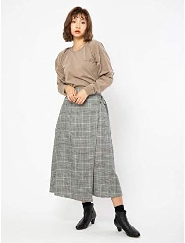 Amazon セシルマクビー Cecil Mcbee Dカンラップスカート ブラック M スカート 通販