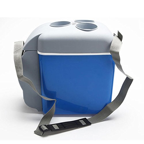 Click Here to See More Images Car Refrigerator Jadeking@ 7.5L Blue Refrigeration, Cold And Warm Car Dual-use Light And Portable 220V AC / 12V DC