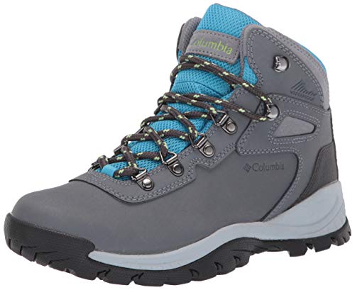 Columbia Women's Newton Ridge Plus Hiking Boot Grey Ash/Riptide 7.5 Regular US