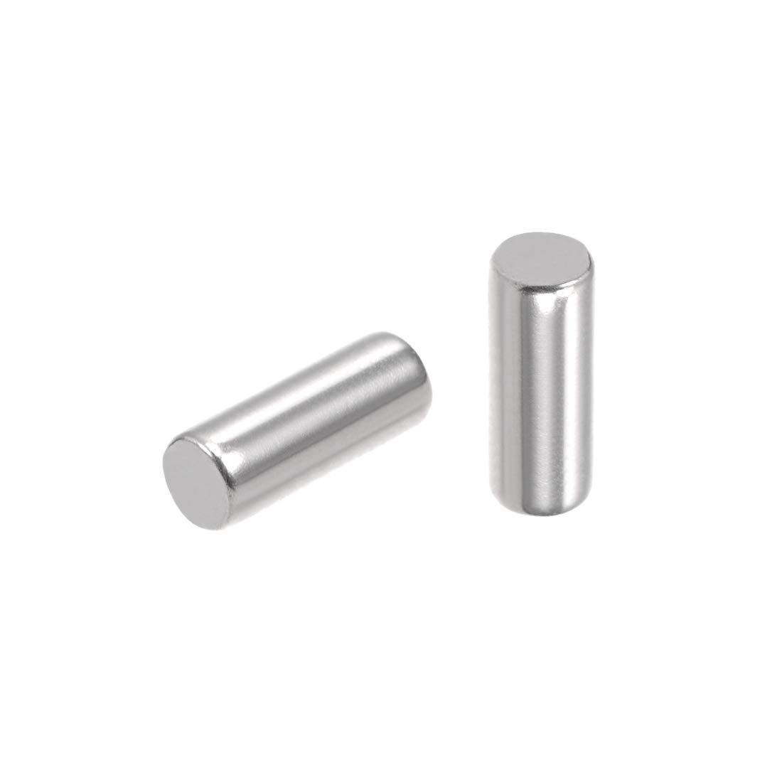 sourcing map 100Pcs 2.5mm x 8mm Dowel Pin 304 Stainless Steel Pegs Support Shelves Silver Tone