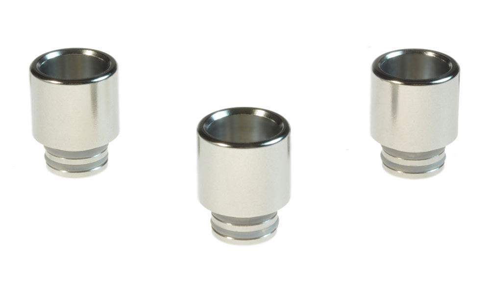Armerah Stump 510 Drip Tip eCig Mouthpiece Short/Big Stainless Steel 3 Pack