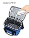 MIER 16 Can Large Insulated Lunch Bag for Women and Men, Soft Leakproof Liner, Navy Blue