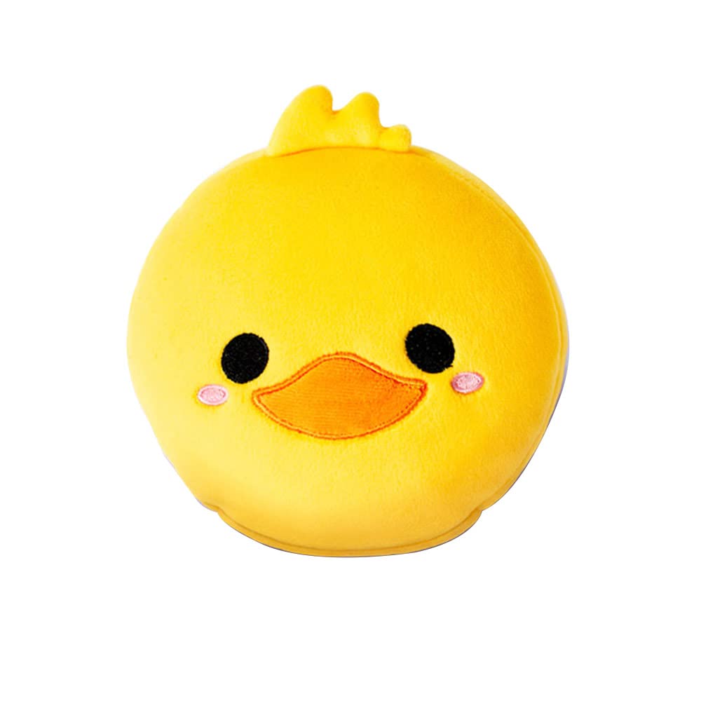 Relaxeazzz Duck Round Plush Travel Pillow & Eye Mask - Sleep Eye Mask Masks - Kids Travel Accessories For Sleeping Airplane - Flight Plane Neck Pillow Pillows
