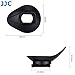 JJC ES-A6300 Large Eyecup Eyepiece for a6300 a6000, Ergonomic Oval Shape Soft Silicone, 360º Rotatable, a6300 Eye Cup, a6000 Eyecup, a6300 Eye Piece, Compatible with Sony a6300 a6000 NEX-6 NEX-7