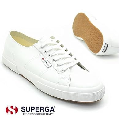 Amazon スペルガ Superga レザー スニーカー 紐靴 Sg900 Wh 39