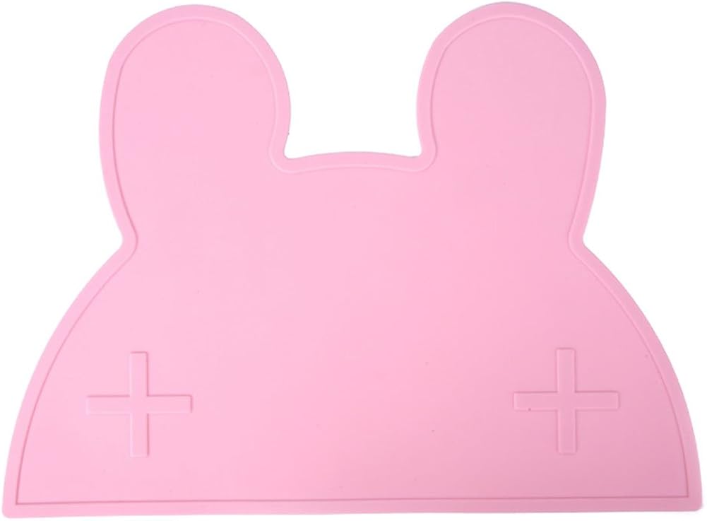 Baby Silicone Bear Placemat BPAFree Soft Non Slip Table MatFoldable
