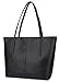 Ilishop Women's Brand New Fashion Handbag High-end Genuine Leather Shoulder Bags NB121-black