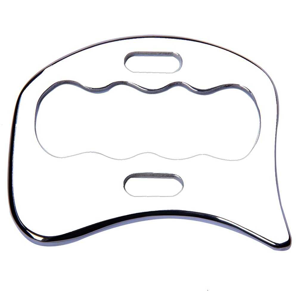 Medical Grade Stainless Steel Gua Sha Tool,IASTM Tools,Scraping Massage Tool, for Relaxing Soft Tissue, Reduce Leg,Shoulder,Neck, Back,Muscle Pain(AnTiexi-13)