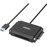 SATA/IDE to USB 3.0 Adapter, UNITEK IDE Hard Drive Adapter for Universal 2.5"/3.5" SATA &amp; IDE HDD/SSD with 12V 2A Power Adapter, Support 8TB