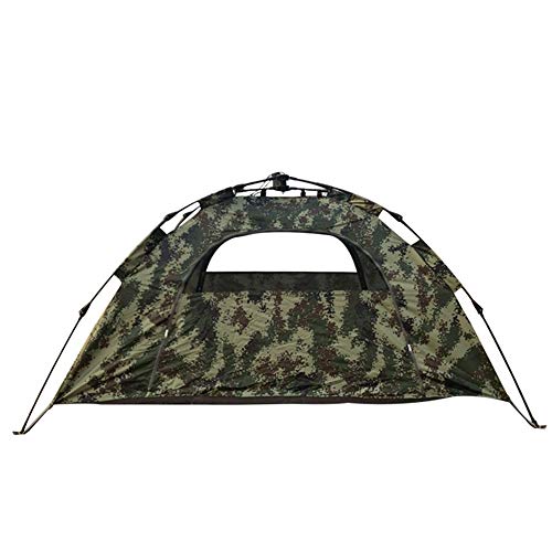 WH-IOE Leichtes Camping-Zelt Camouflage Folding Einzelzelt Doppel Zelt im Freien Automatische Schnellöffnung Doppelboden… – Bild 3