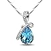 T400 Sterling Silver Heart Necklace I Love You Inspirational Pendant Jewelry Gift for Women