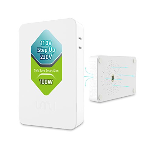 UMI 110V to 220V Step Up Voltage Converter 100W for Europe & Asia 220