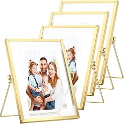 Bucherry 4 Pieces Picture Frame Metal Floating