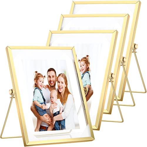 Bucherry 4 Pieces Picture Frame Metal Floating