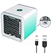 Simfonio Arctic Air Portable Air Conditioner, Mini Air Conditioner Fan 3 in 1 USB Air Cooler Personal Air Purifier Humidifier with 7 Colors LED Lights Cooling Desktop Fan for Home Office Bedroom