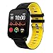 Meidexian888 Smart Watch for iOS Android, Blood Pressure Heart Rate Sleep Monitor Remote Photography Sports Fitness Watch (Yellow)thumb 1