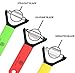 Vegetable Peeler trio set by BUTTERLEE. Potato, apple, fruit, kiwi, carrot, veggie Y-shaped stainless steel swivel, serrated, julienne, garnish peelers with non-slip comfortable grip handle, set of 3