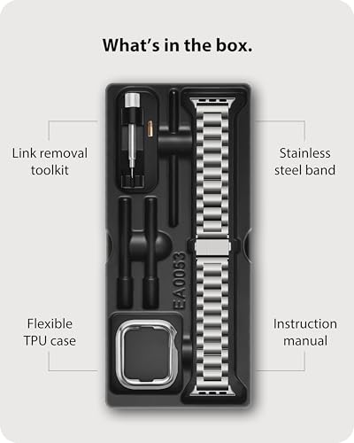 Fullmosa Correa Compatible Con Apple Watch 49mm 46mm 45mm 44mm 42mm 41mm 40mm 38mm,Pulsera de Repuesto Acero Inoxidable Con Case Para Apple Watch Ultra Se 3/2/1 Series 11/10/9/8/7/6/5/4/3/2/1