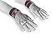 ✦RGG✦ Leather Hand Grips (2-in-1 Crossfit Gloves and Wrist Wraps) Pro-Grade - 100% Satisfaction