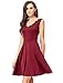 InsNova Women’s A-Line Cocktail Dress Bridesmaid Skater Knee Length Fit Flare