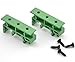 Electronics-Salon 5 Sets DIN Rail Mounting Adapter Bracket Holder Carrier Clips, for 35mm, 32mm or 15mm DIN Rail.