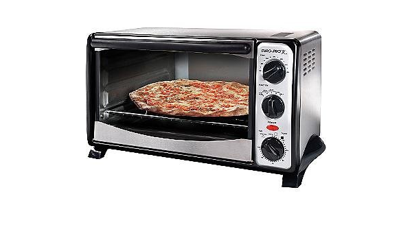 Euro-Pro TO289N2 - Horno tostador de convección de acero inoxidable :  Amazon.com.mx: Hogar y Cocina