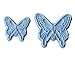 Sealike 2 Pcs Butterfly Cake Mold Sugarcraft Fondant Cookie Plunger Cutters Decorating Kit with Stylus