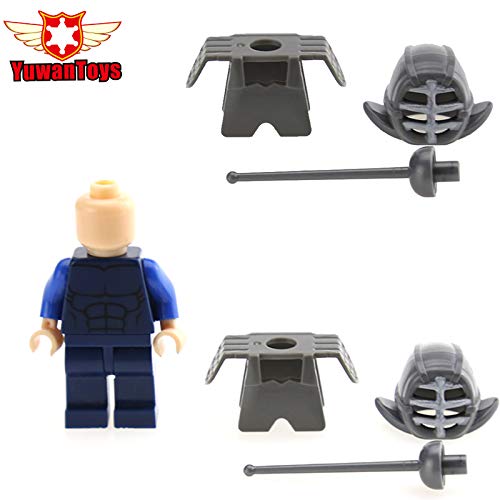 5PCS lot MOC Knight Fencing Brave Warrior Cavalry Weapon Set for Blocks Figures Building Bricks DIY Kid Toy - Thumbnail 2