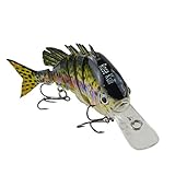 Rose Kuli Multi Jointed Life-like Swimming as Life Fish Swimbait Hard Fishing Lure Bass Bait More Sizes and More Colors