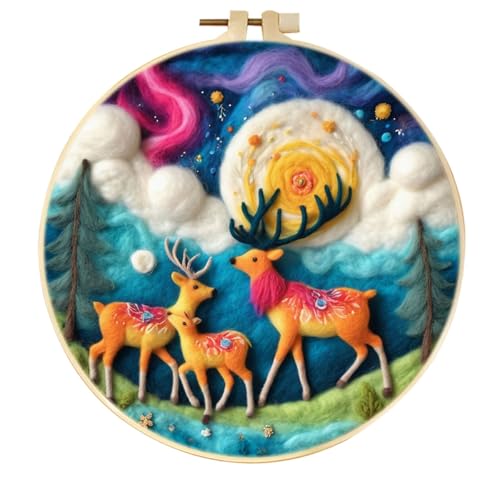 The deer gather together