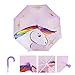Micaddy Unicorn Umbrella w/Stars Pop up Umbrella for Kid with Safety Open and Close Age 3-7