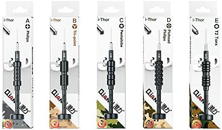 Tool Parts | Qianli Upgraded iThor Screwdriver High Precision Aluminum Anti-Slip Screwdriver Phillips Y Five Star Inner Cross Hexagonal ABCDE | by HOTAFA