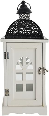 Aahana Multi-Ply Lantern (15 cm x 15 cm x 37 cm, White, AH012)