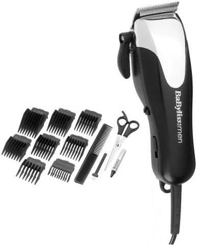 black chrome hair clipper babyliss