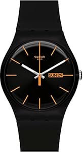 Image of Swatch Originals New Gent 41mm Dark Rebel Unisex Watch