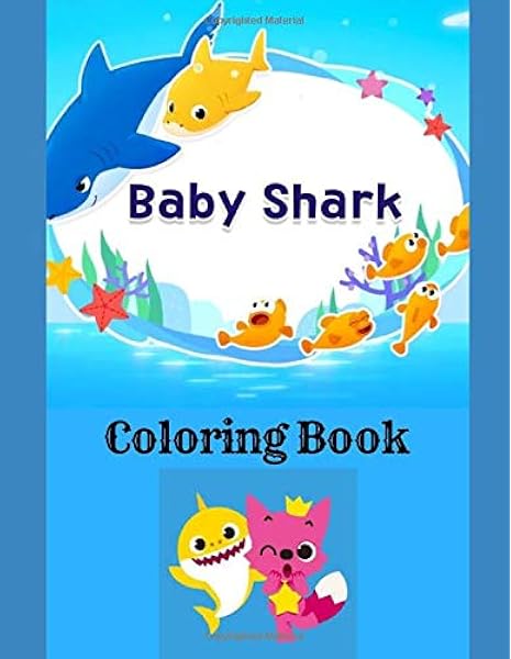 baby shark coloring book