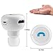 OWIKAR® Mini In-ear Invisible Bluetooth V4.0 Headset Wireless Stereo Bluetooth Earphone Headphones Earbuds Hands-free with Mic for iPhone Samsung HTC Smartphones iPad Tablets (White)