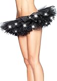 Lmeison Led Light Up Tutu Mini Skirt Party Stage Show Club Dress