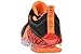 Nike Kid's Lebron XII Low GS, BLACK/METALLIC SILVER-TOTAL ORANGE