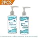 Hand Sanitizer, Refreshing Gel, 2pcs Pump Bottle,Alcohol-Free Bacteriostatic Gel,Disposable Hand Sanitizer Gel,Disinfection Sterilization Liquid Portable No-wash 60ml for Friend