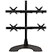 Ergotech Heavy Duty 2 x 2 Quad Desk Stand with 28-Inch Pole - Black (100-D28-B22-HD)