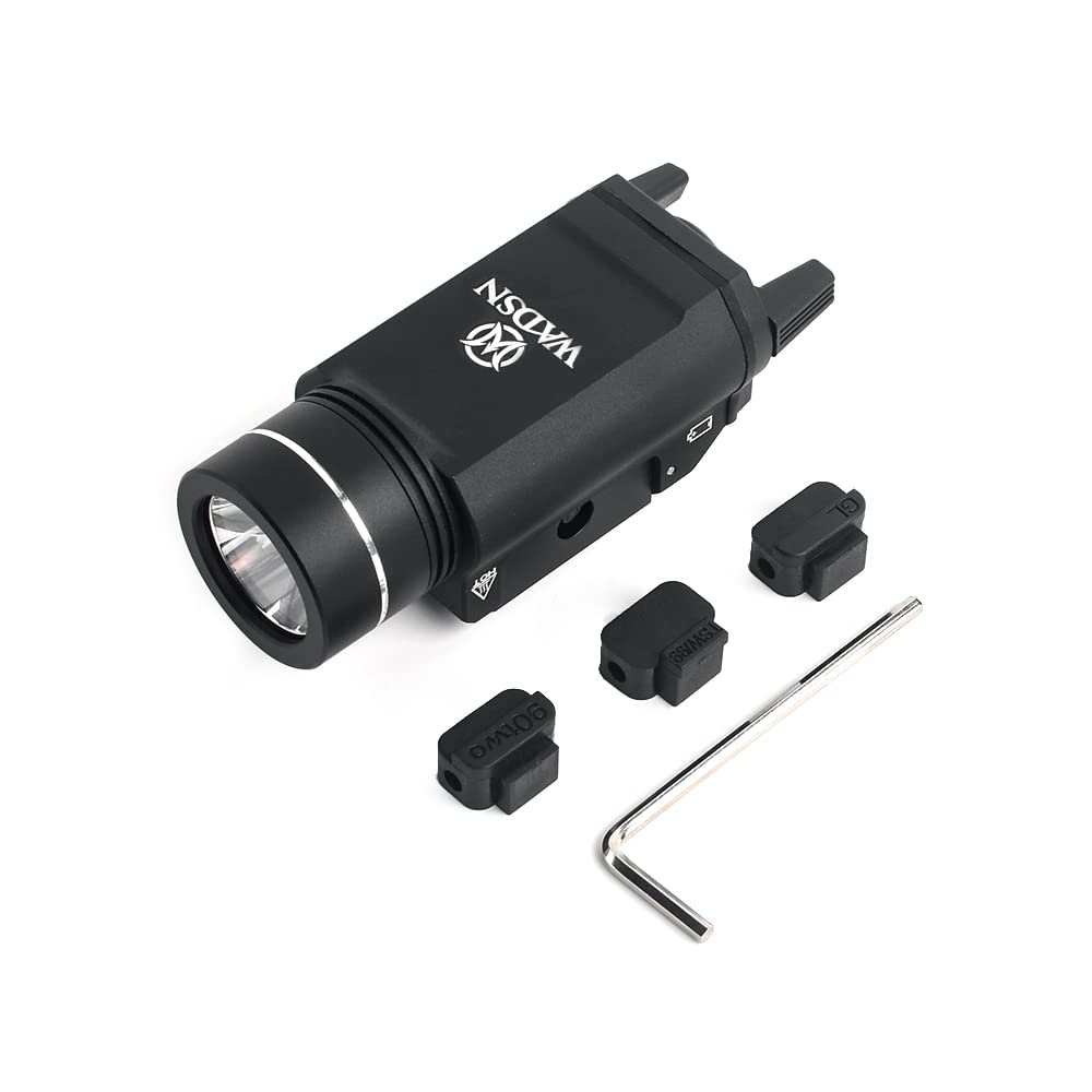 SBGJMY T-L Tactical Torch Flashlight,1000 Lumens Strobe Torch Constant-on/momentary-on Hunting Light (Black)