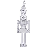 Rembrandt Charms Nutcracker Charm, Sterling Silver